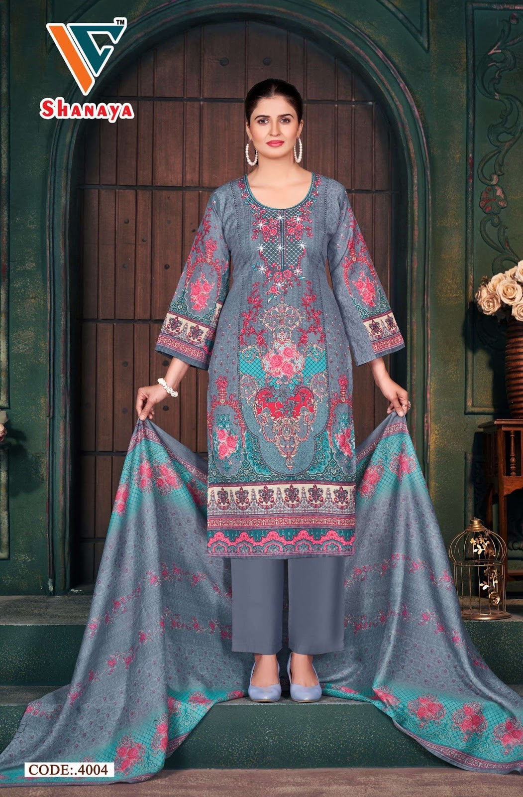 Shanaya Vol 4 Vandana Creation Cotton Karachi Salwar Suits Wholesale Price