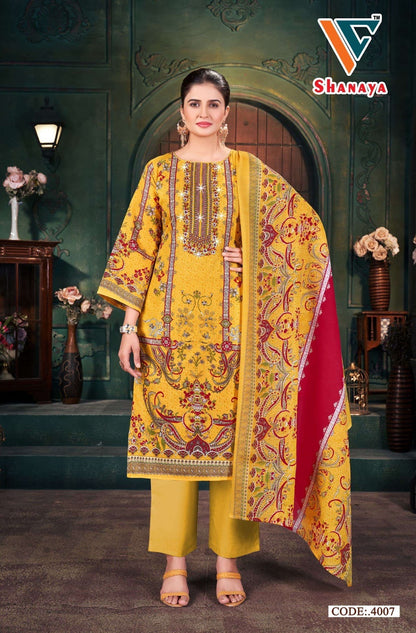 Shanaya Vol 4 Vandana Creation Cotton Karachi Salwar Suits Wholesale Price