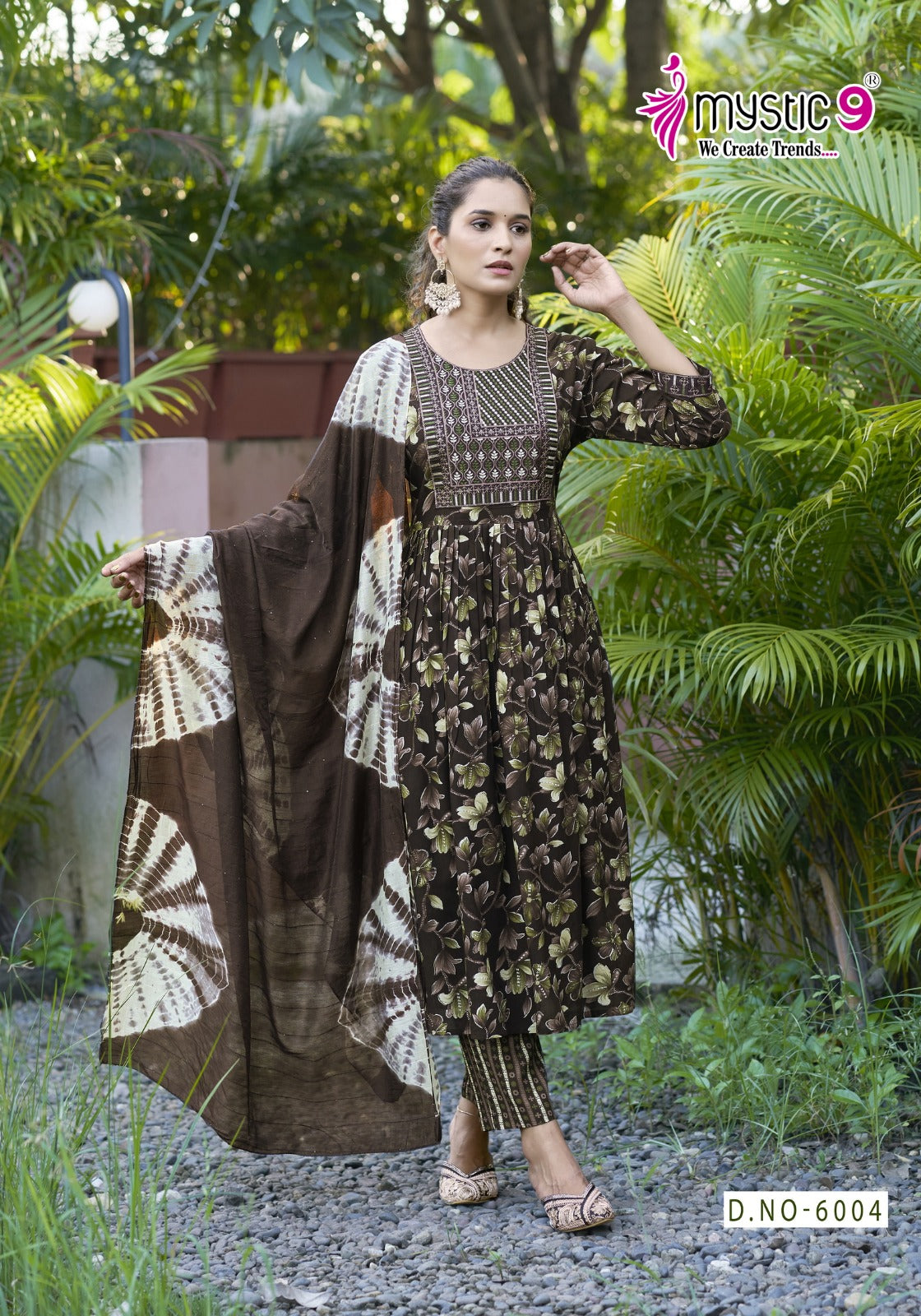 Shanaya Vol 6 Mystic 9 Reyon Readymade Pant Style Suits Exporter Ahmedabad