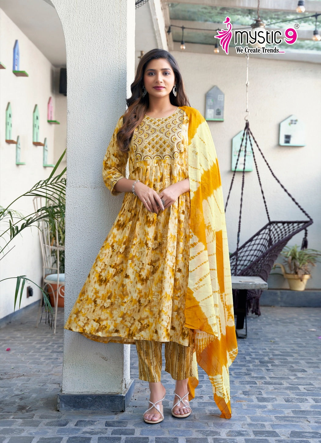 Shanaya Vol 7 Mystic 9 Reyon Readymade Pant Style Suits Supplier