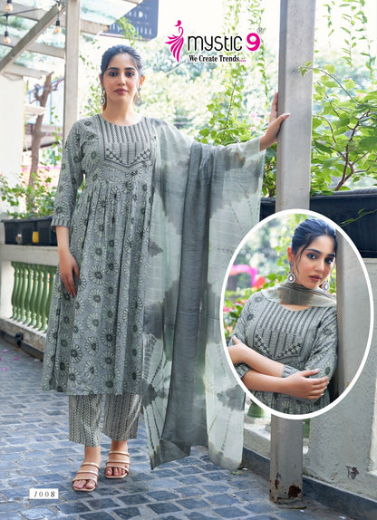 Shanaya Vol 7 Mystic 9 Reyon Readymade Pant Style Suits Supplier