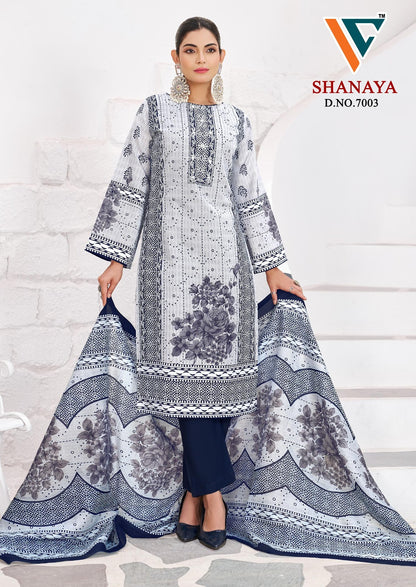 Shanaya Vol 7 Vandana Creation Mix Cotton Karachi Salwar Suits Wholesaler Gujarat