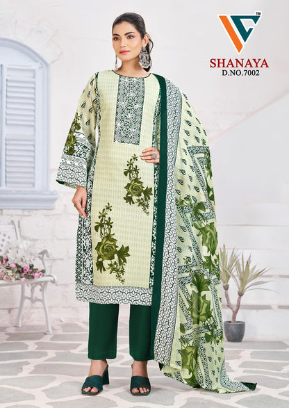 Shanaya Vol 7 Vandana Creation Mix Cotton Karachi Salwar Suits Wholesaler Gujarat