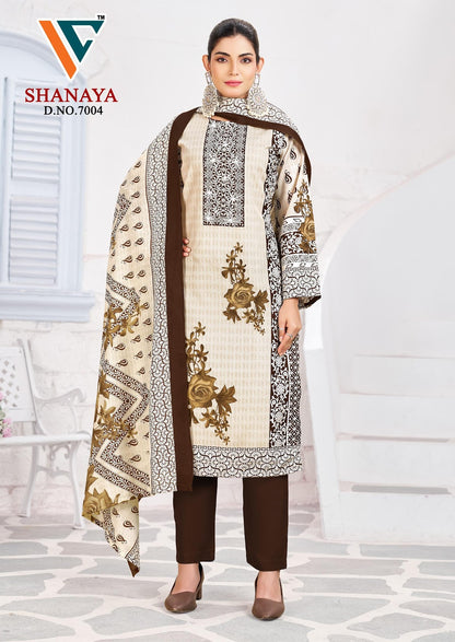 Shanaya Vol 7 Vandana Creation Mix Cotton Karachi Salwar Suits Wholesaler Gujarat