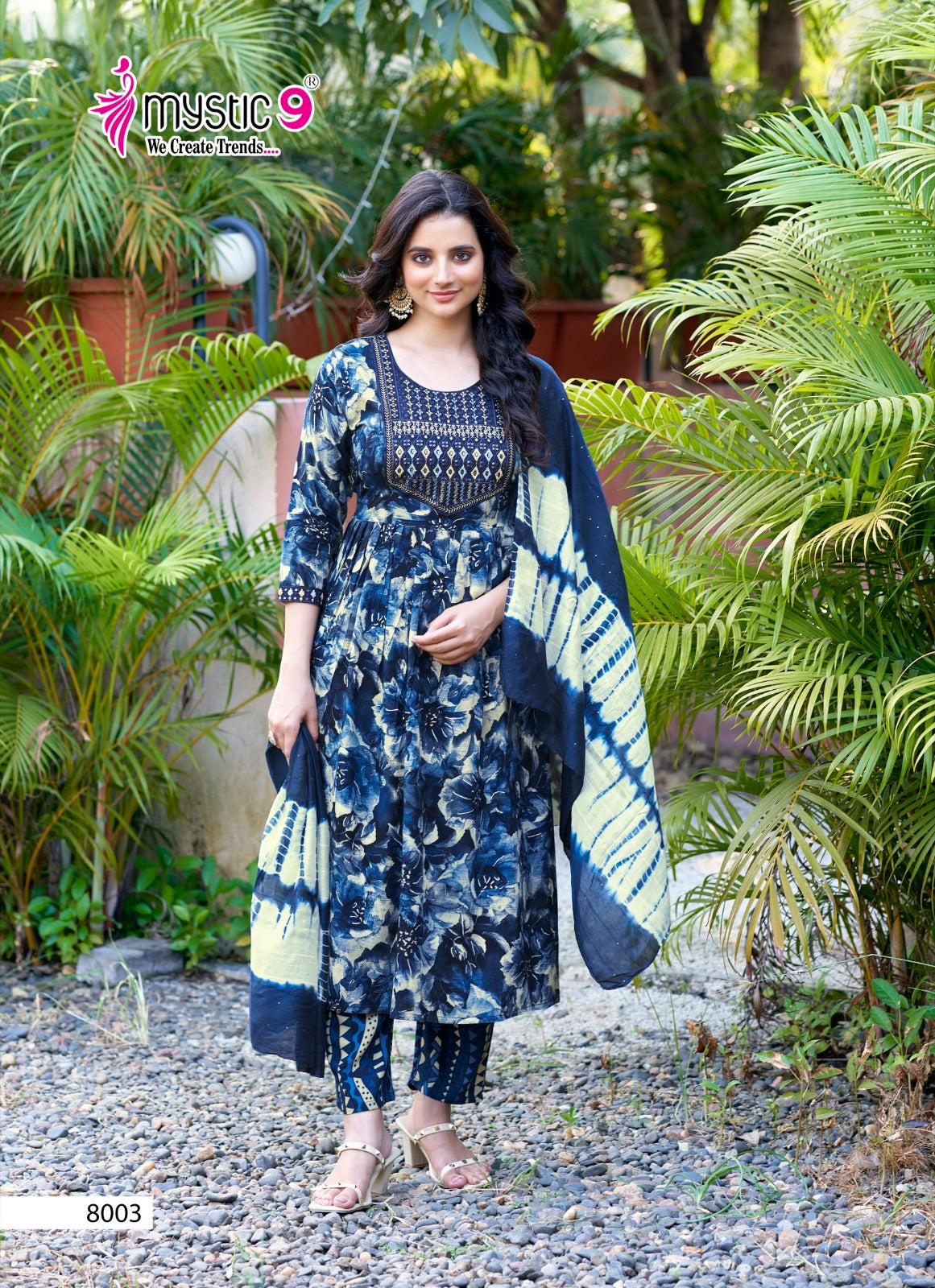Shanaya Vol 8 Mystic 9 Reyon Readymade Pant Style Suits Wholesaler Ahmedabad
