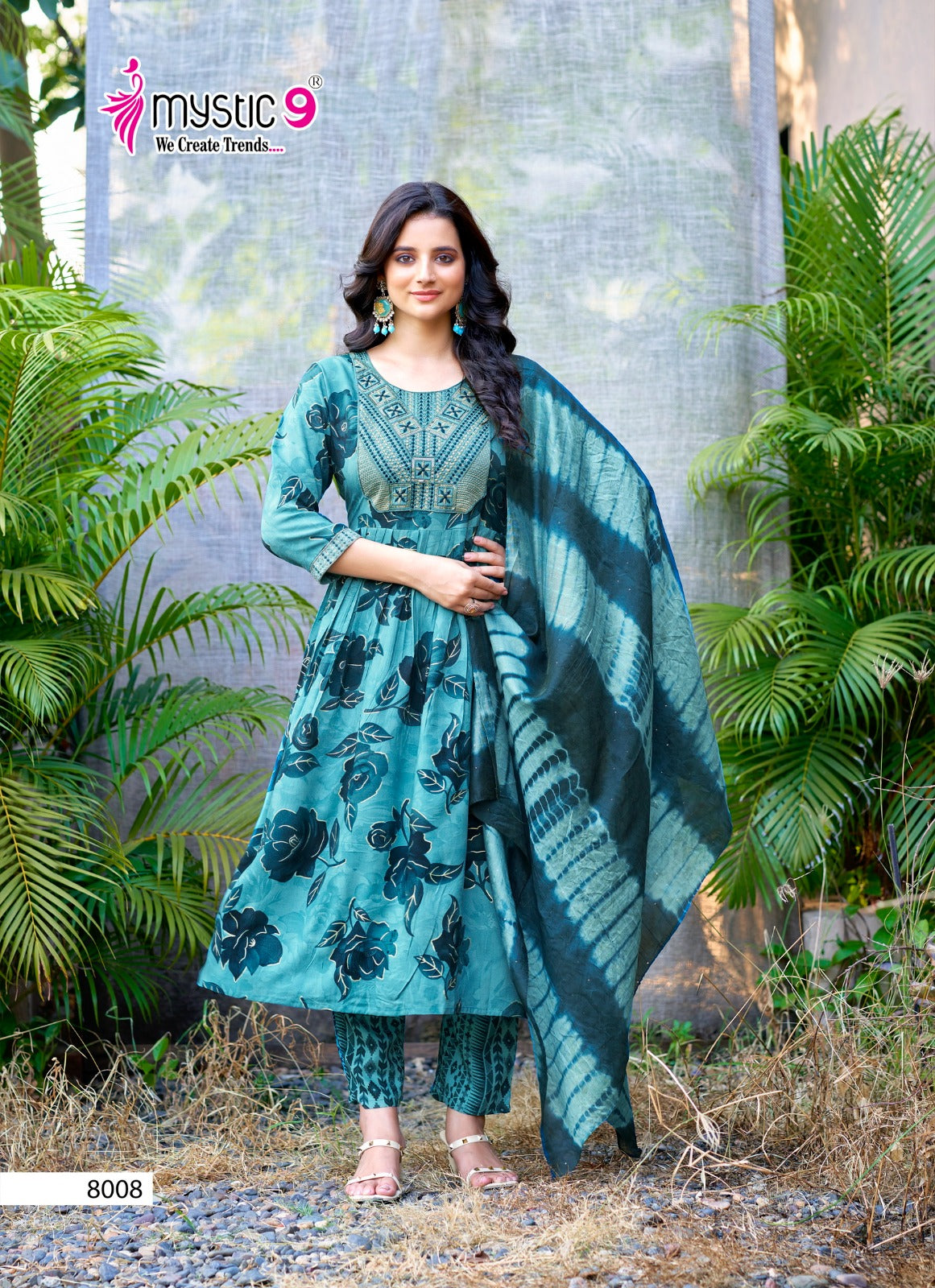Shanaya Vol 8 Mystic 9 Reyon Readymade Pant Style Suits Wholesaler Ahmedabad