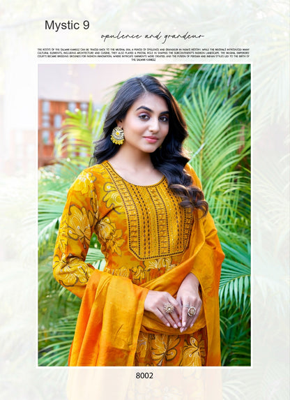 Shanaya Vol 8 Mystic 9 Reyon Readymade Pant Style Suits Wholesaler Ahmedabad