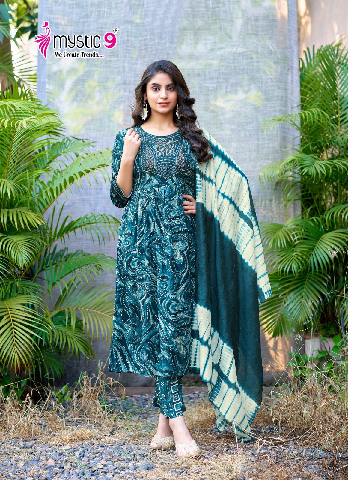 Shanaya Vol 8 Mystic 9 Reyon Readymade Pant Style Suits Wholesaler Ahmedabad