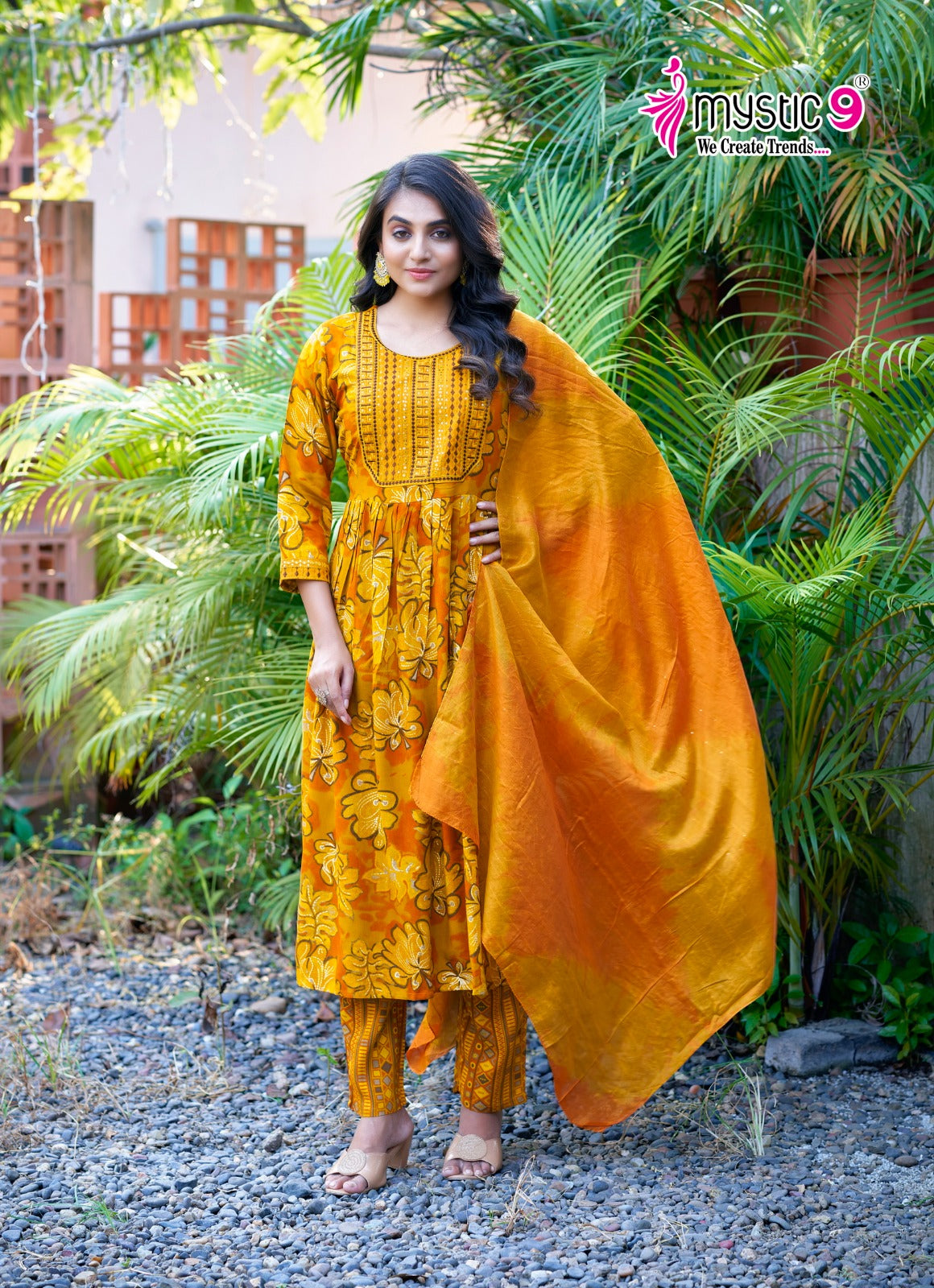 Shanaya Vol 8 Mystic 9 Reyon Readymade Pant Style Suits Wholesaler Ahmedabad