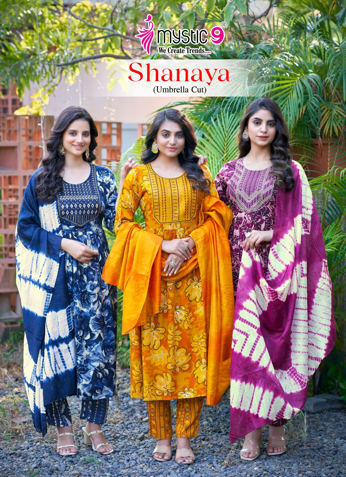 Shanaya Vol 8 Mystic 9 Reyon Readymade Pant Style Suits Wholesaler Ahmedabad