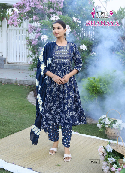 Shanaya Vol 9 Mystic 9 Rayon Readymade Pant Style Suits Wholesale Price
