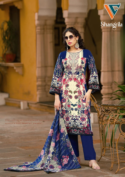 Shangrila Vol 1 Vandana Creation Reyon Karachi Salwar Suits Manufacturer Ahmedabad