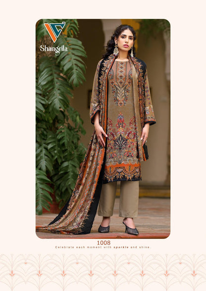 Shangrila Vol 1 Vandana Creation Reyon Karachi Salwar Suits Manufacturer Ahmedabad