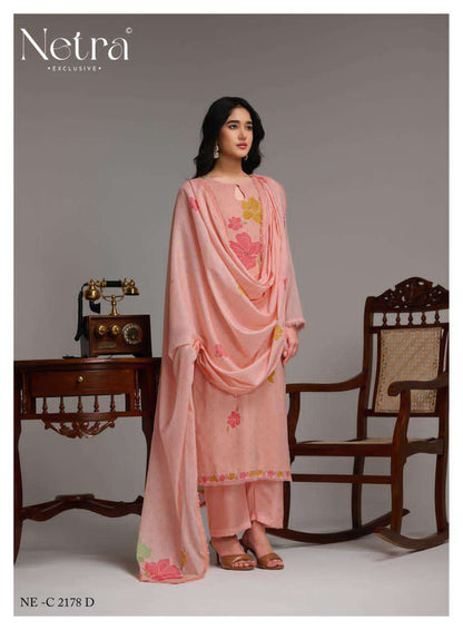 Shanti Netra Banarasi Pant Style Suits Exporter Gujarat