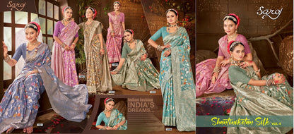 Shantiniketan Silk Saroj Soft Linen Sarees Manufacturer