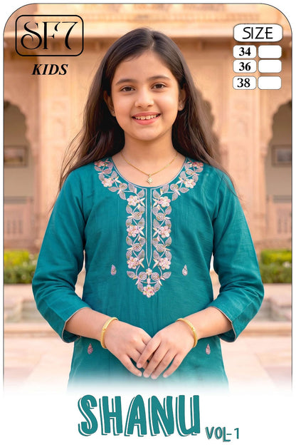 Shanu Vol 1 Sf7 Vetican Girls Readymade Pant Suits Supplier Gujarat