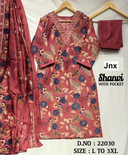 Shanvi Jnx Vartican Print Readymade Pant Style Suits Wholesale