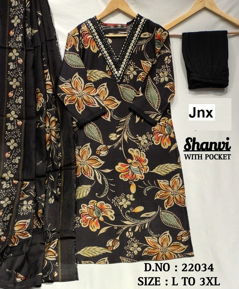 Shanvi Jnx Vartican Print Readymade Pant Style Suits Wholesale