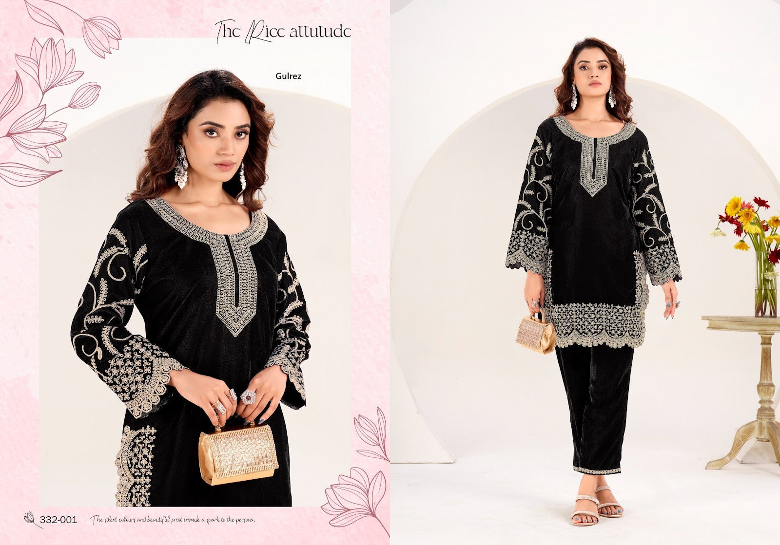 Shanvi Velvet Gulrez Co Ord Set Manufacturer Gujarat