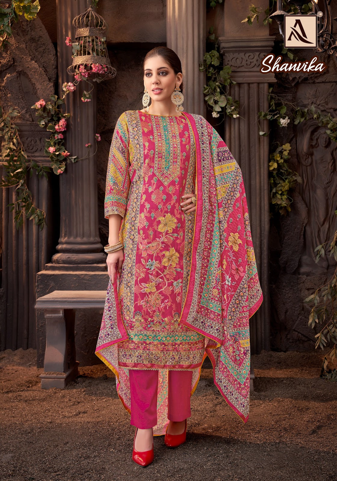 Shanvika Alok Jacquard Karachi Salwar Suits Wholesaler India