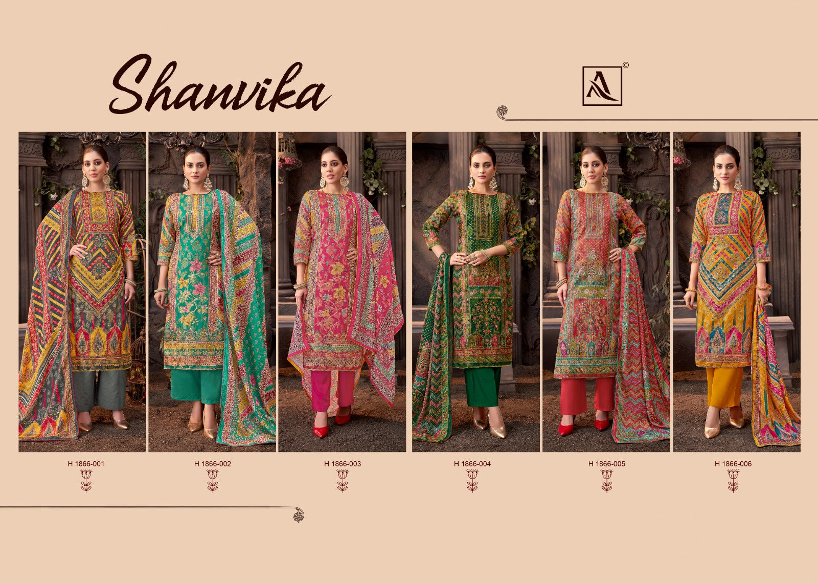 Shanvika Alok Jacquard Karachi Salwar Suits Wholesaler India