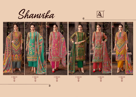 Shanvika Alok Jacquard Karachi Salwar Suits Wholesaler India