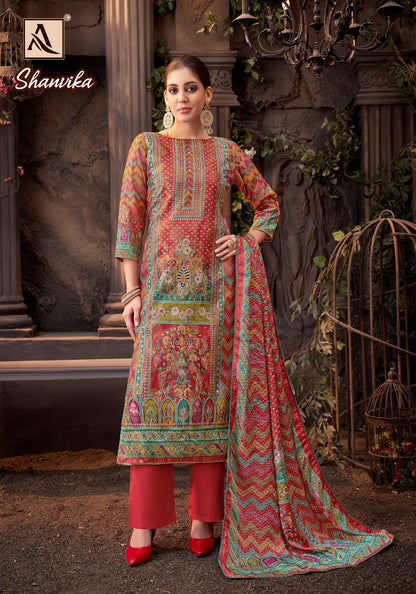 Shanvika Alok Jacquard Karachi Salwar Suits Wholesaler India