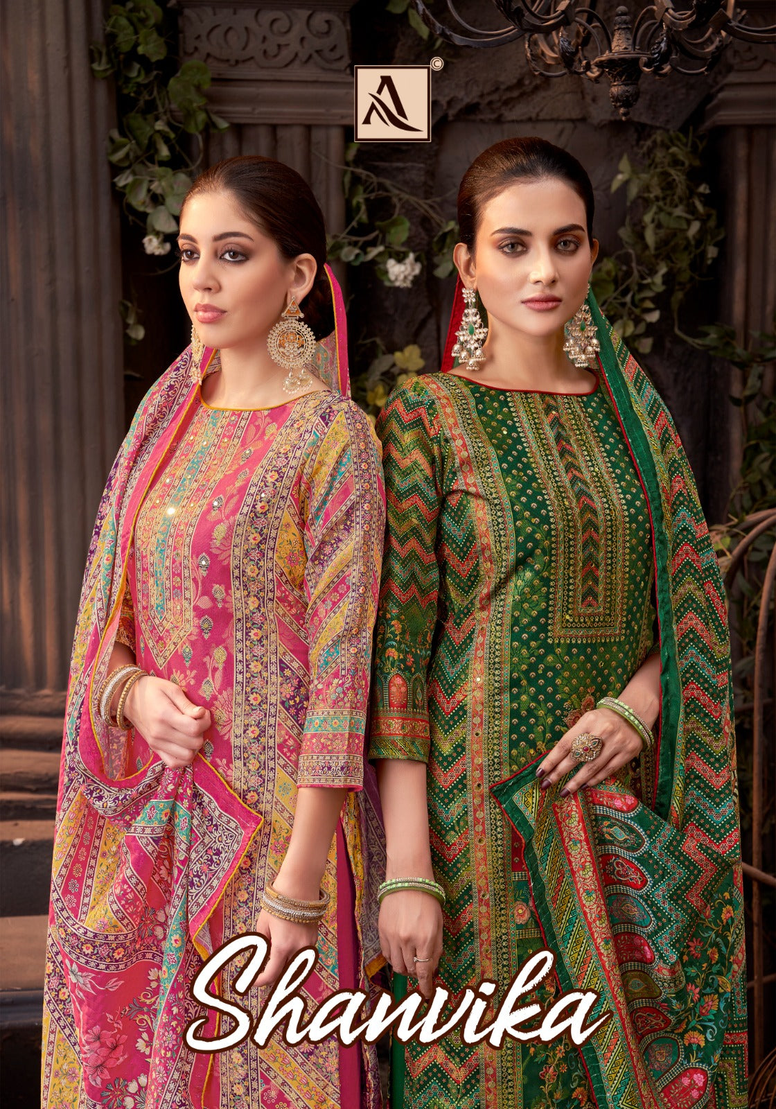 Shanvika Alok Jacquard Karachi Salwar Suits Wholesaler India