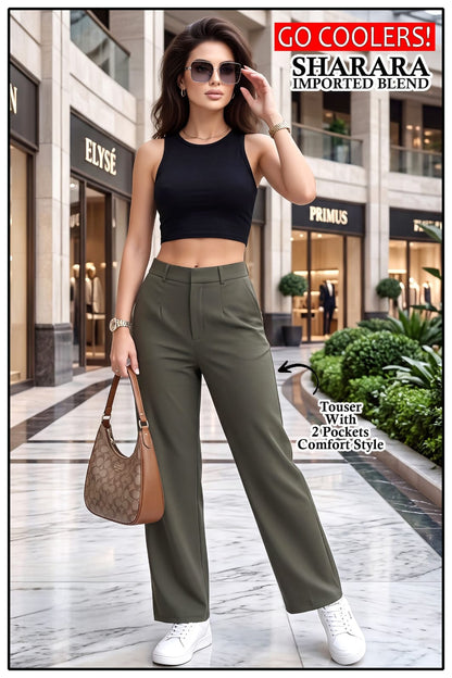 Sharara Korean Amiti Imported Women Trouser Supplier Ahmedabad