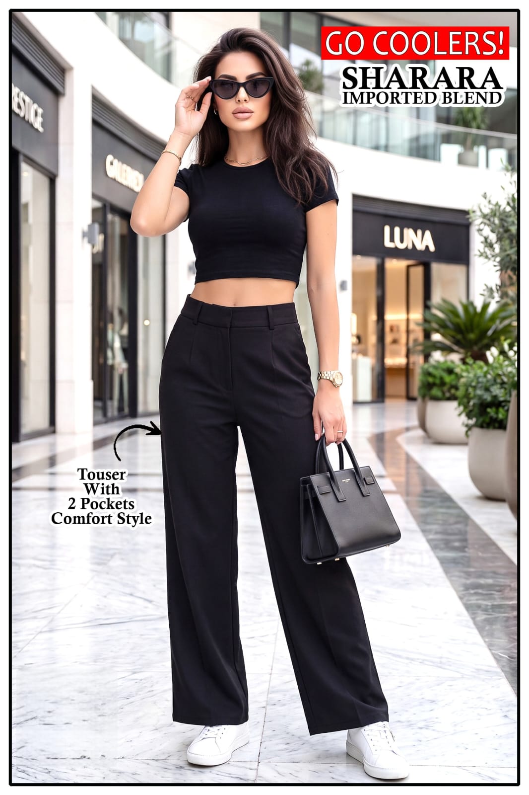 Sharara Korean Amiti Imported Women Trouser Supplier Ahmedabad