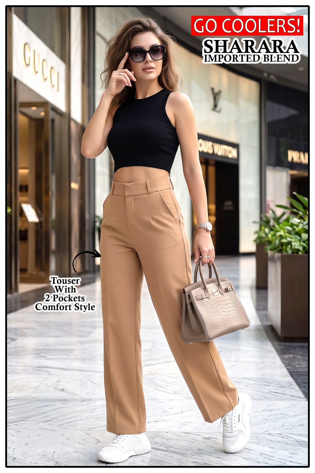 Sharara Korean Amiti Imported Women Trouser Supplier Ahmedabad