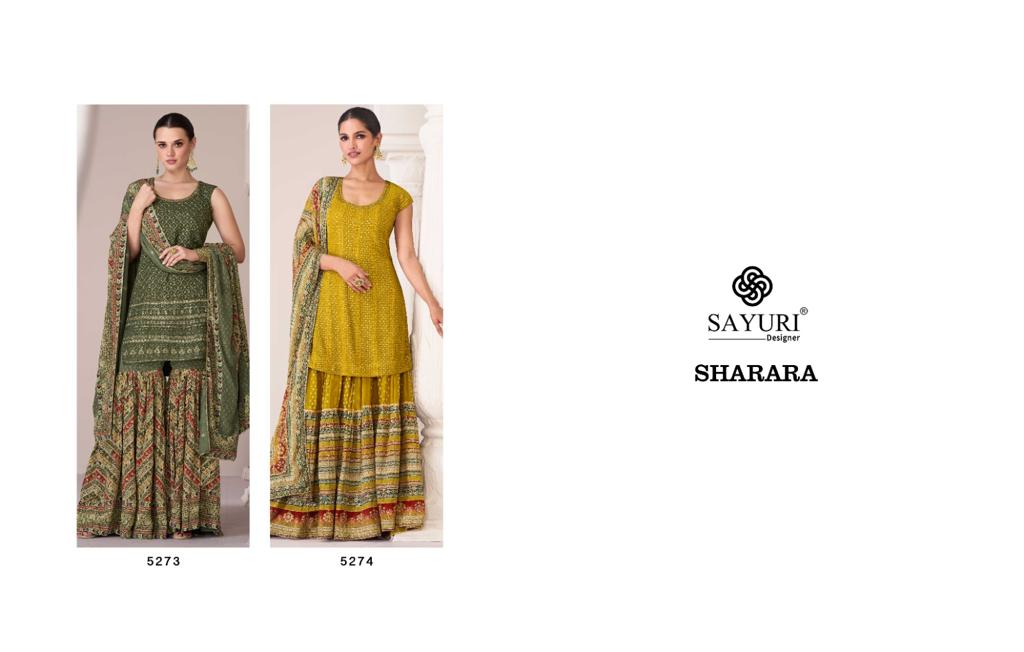 Sharara Sayuri Premium Silk Readymade Suits Manufacturer