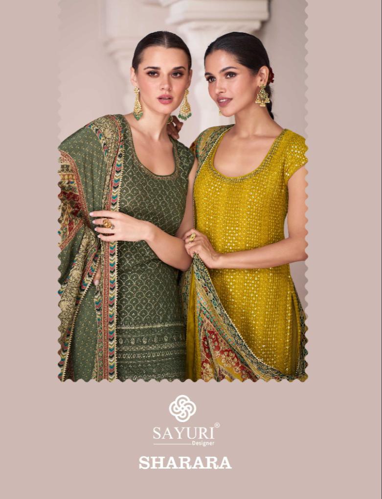 Sharara Sayuri Premium Silk Readymade Suits Manufacturer