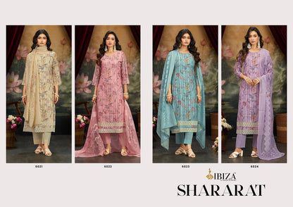 Shararat Ibiza Banarasi Pant Style Suits Manufacturer Gujarat