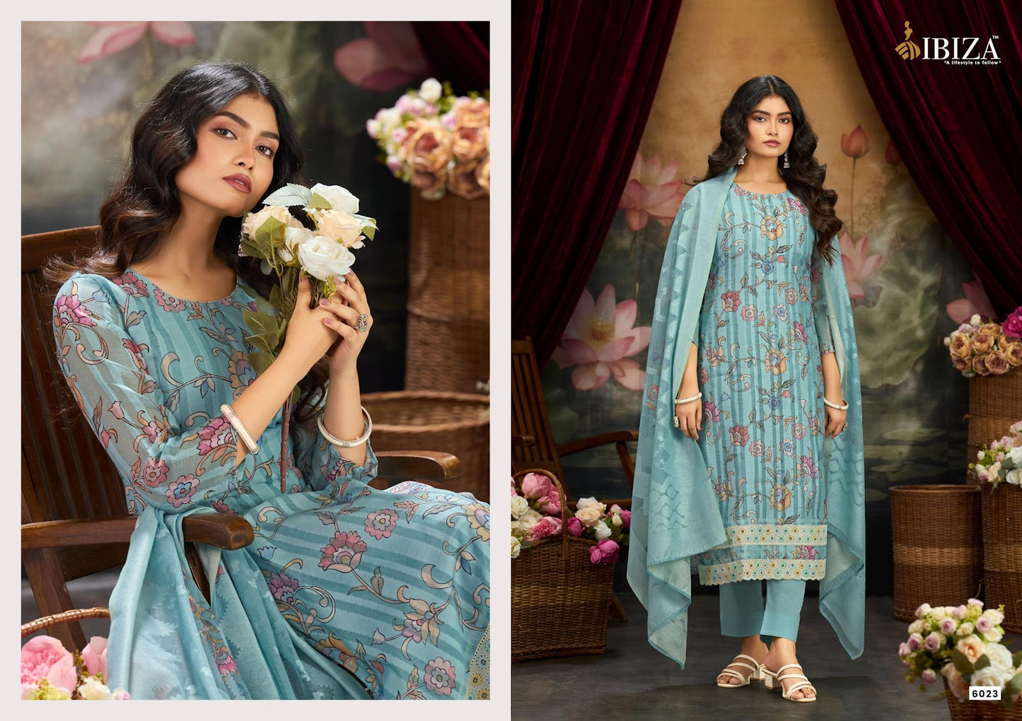 Shararat Ibiza Banarasi Pant Style Suits Manufacturer Gujarat