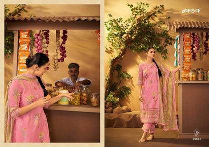 Shararat Jay Vijay Mal Cotton Pant Style Suits Wholesaler Gujarat