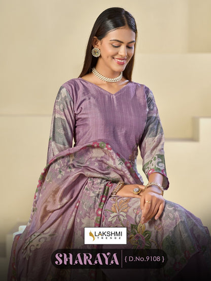 Sharaya 9108 Lakshmi Trendz Viscose Muslin Pant Style Suits Supplier Ahmedabad