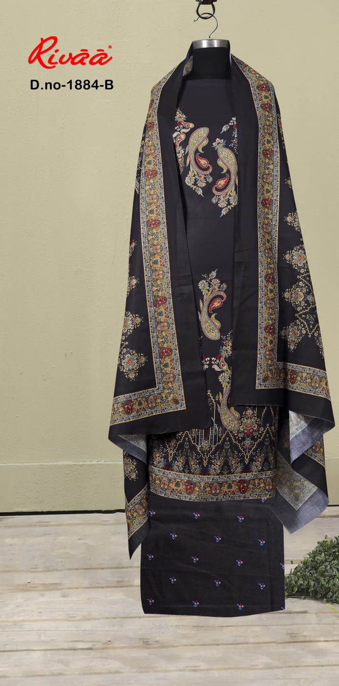 Sharbati 1884 Rivaa Pashmina Suits Supplier India