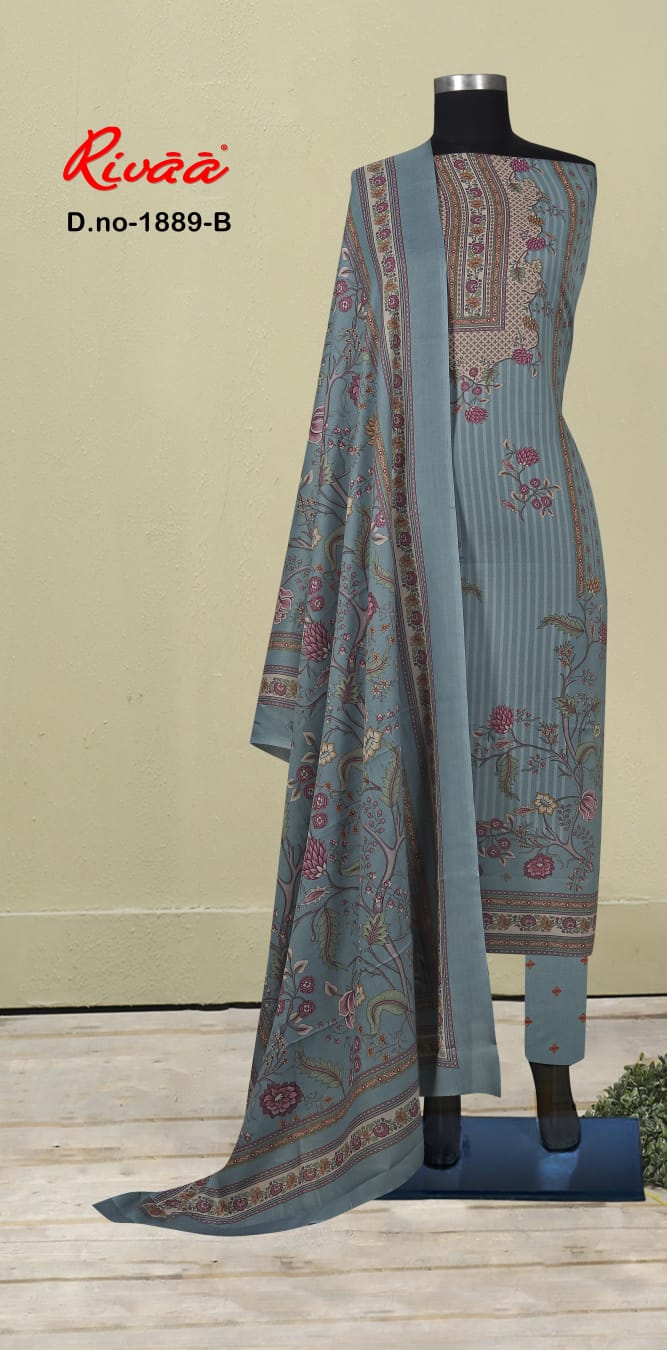 Sharbati 1889 Rivaa Pashmina Suits Exporter India