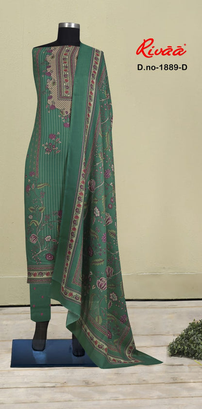 Sharbati 1889 Rivaa Pashmina Suits Exporter India