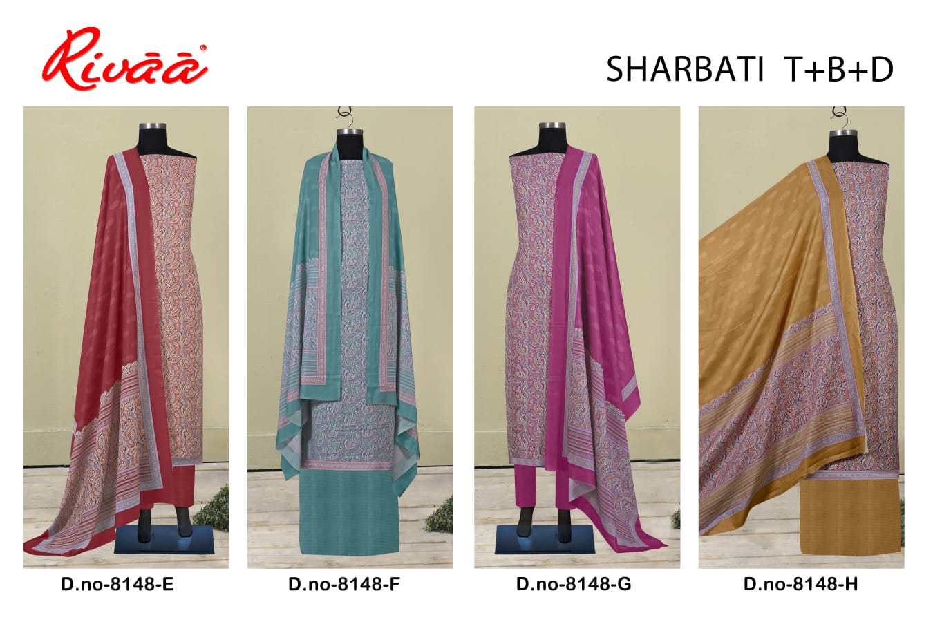 Sharbati Rivaa Pashmina Suits Supplier