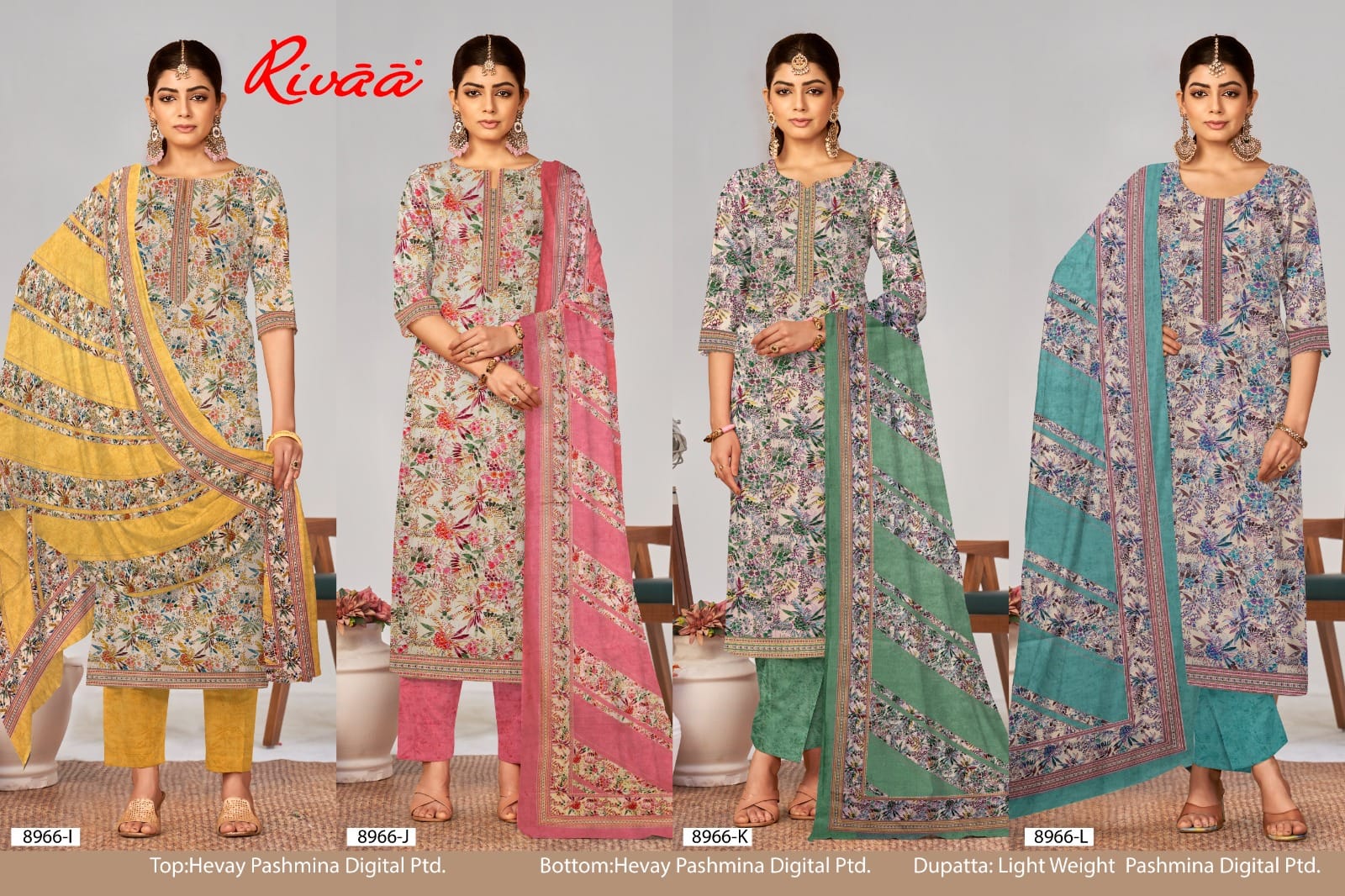 Sharbati Rivaa Pashmina Suits Supplier