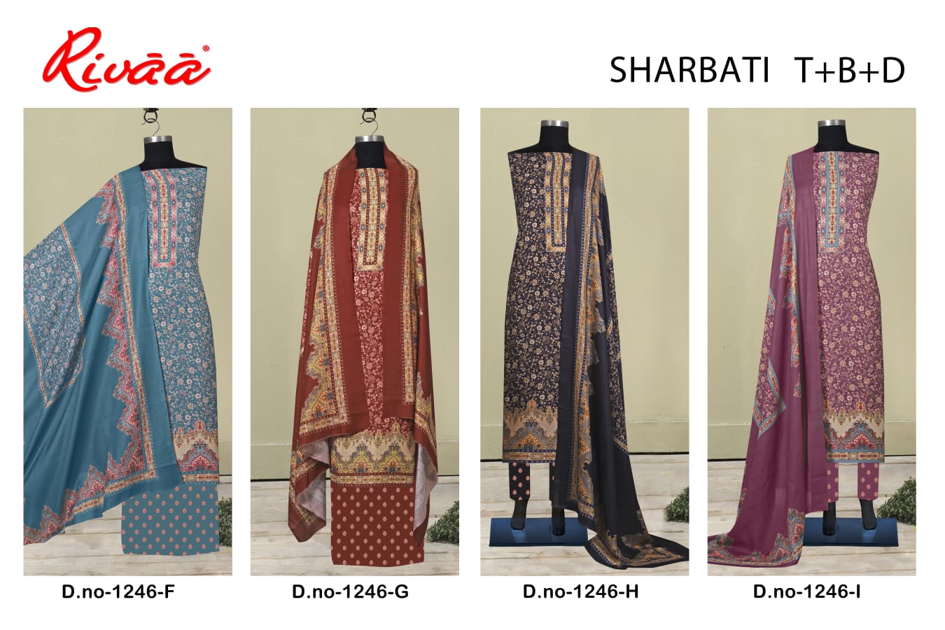 Sharbati Rivaa Pashmina Suits Supplier