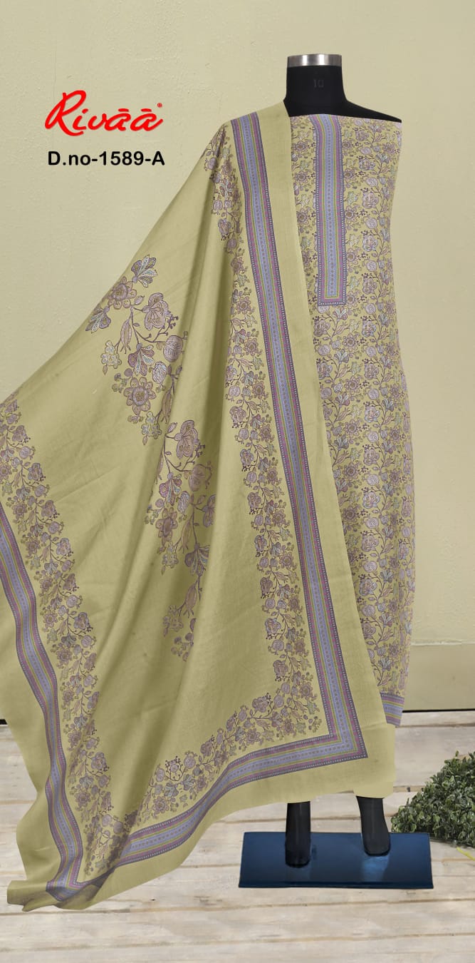 Sharbati Skd 1589 Rivaa Pashmina Suits Wholesaler Ahmedabad