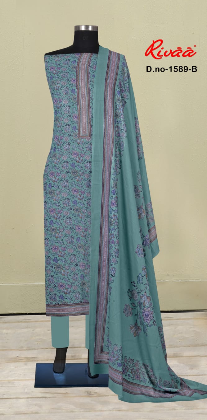 Sharbati Skd 1589 Rivaa Pashmina Suits Wholesaler Ahmedabad