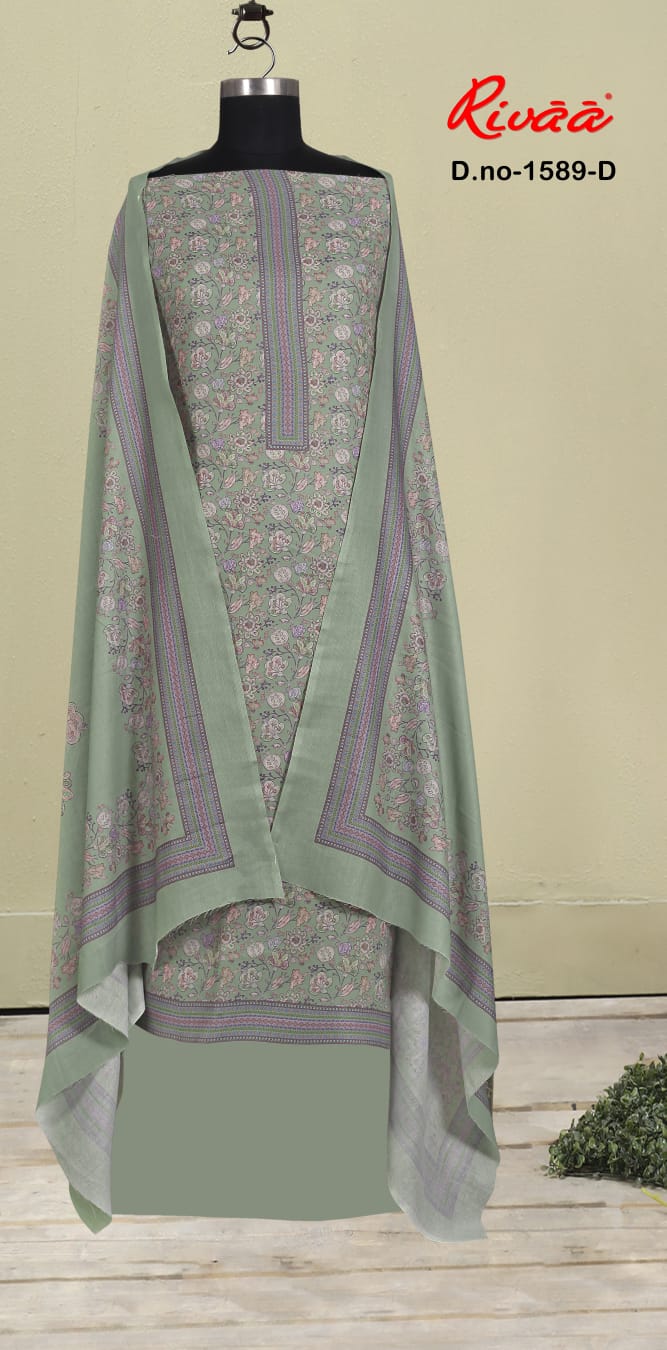 Sharbati Skd 1589 Rivaa Pashmina Suits Wholesaler Ahmedabad