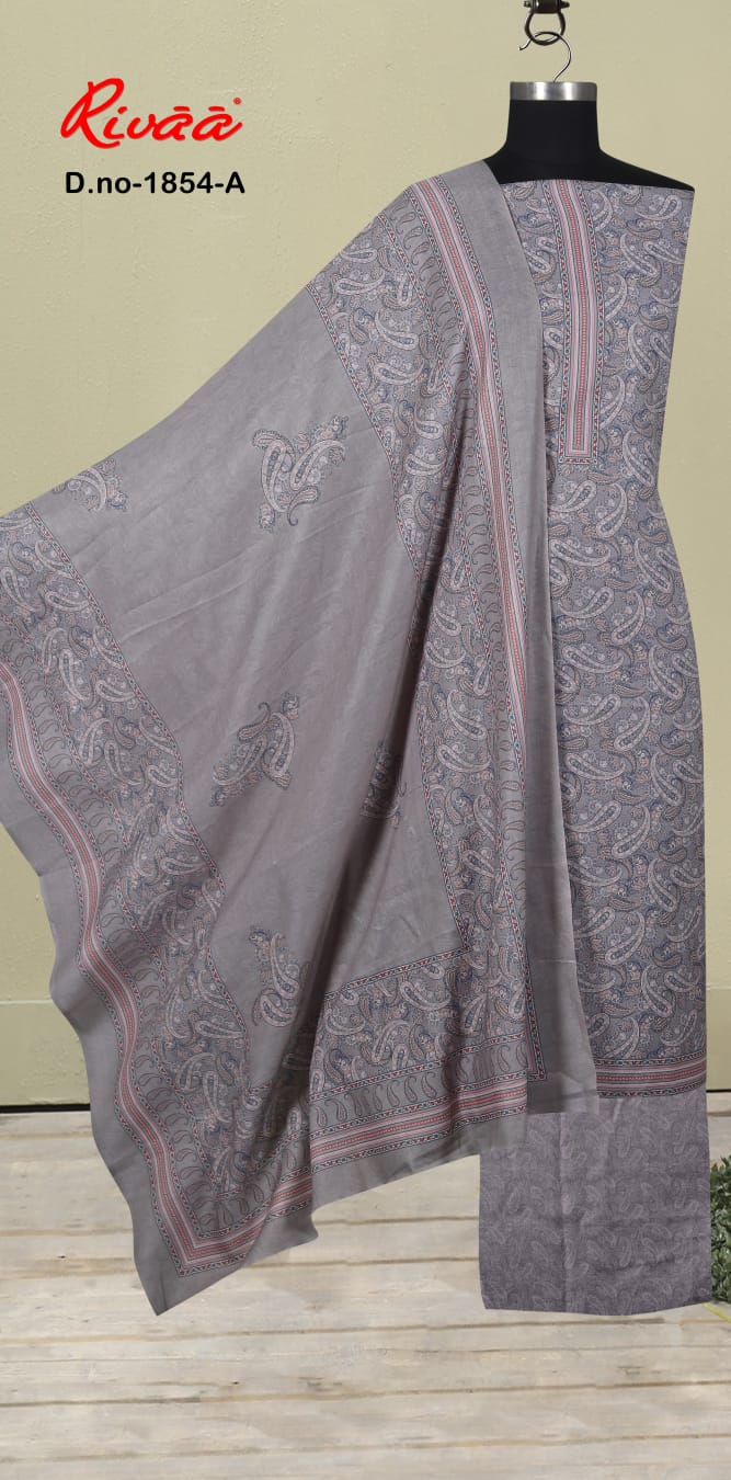 Sharbati Skd 1854 Rivaa Pashmina Suits Exporter Ahmedabad