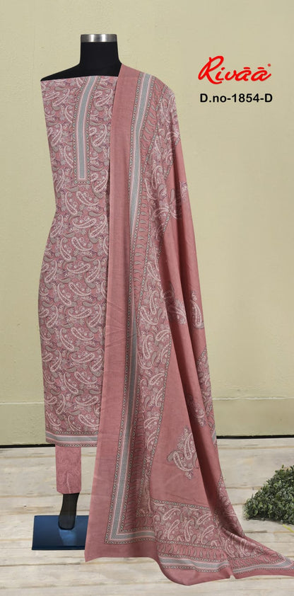 Sharbati Skd 1854 Rivaa Pashmina Suits Exporter Ahmedabad