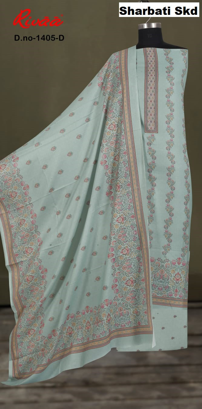Sharbati Skd Rivaa Pashmina Suits Supplier