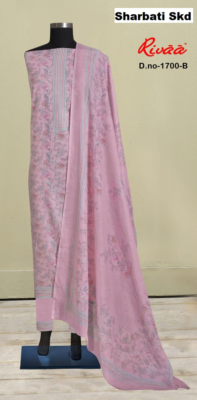 Sharbati Skd Rivaa Pashmina Suits Supplier